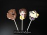 272sp Beauty, Ugly and Teapot Chocolate Candy Lollipop Mold